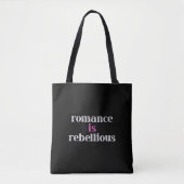 Romance is een opstandige Canvas tas (Voorkant)
