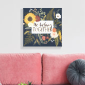 Romance IV najaar | Wij zijn samen Canvas Afdruk (Insitu (Woonkamer))