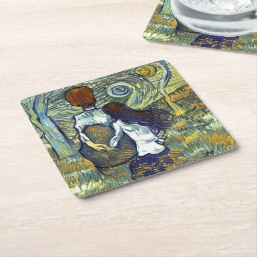 ROMANCE KARTONNEN ONDERZETTERS (Schuin)