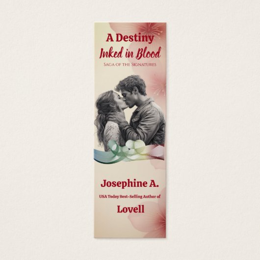 Romance Kiss Promotiemateriaal Auteur Mini Visitekaartjes (Voorkant)