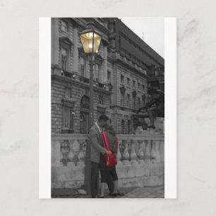 Romance lamplicht briefkaart