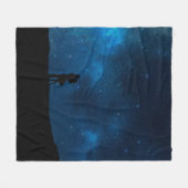 Romance liefde koppel hartontwerp fleece deken (Voorkant (Horizontaal))