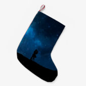 Romance liefde koppel hartontwerp kleine kerstsok (Voorkant (Hangend))
