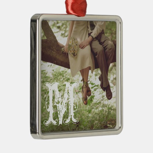  Romance Liefde Monogram Initiaal Ornament (Rechts)