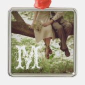  Romance Liefde Monogram Initiaal Ornament (Voorkant)