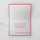 Romance Liefde & Rode Harten Valentijnsdag Kaart (Binnen)