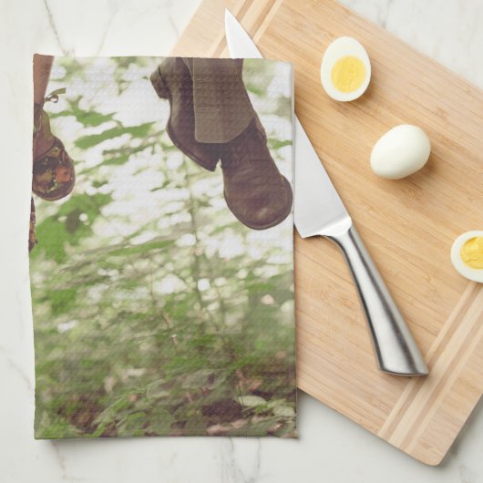  Romance Love Paar Keuken Schotel Handdoek (Quarter Fold)