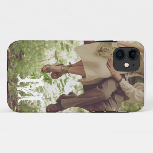  Romance Love Paar Monogram IPHONE 5 Hoesje (Achterkant (horizontaal))