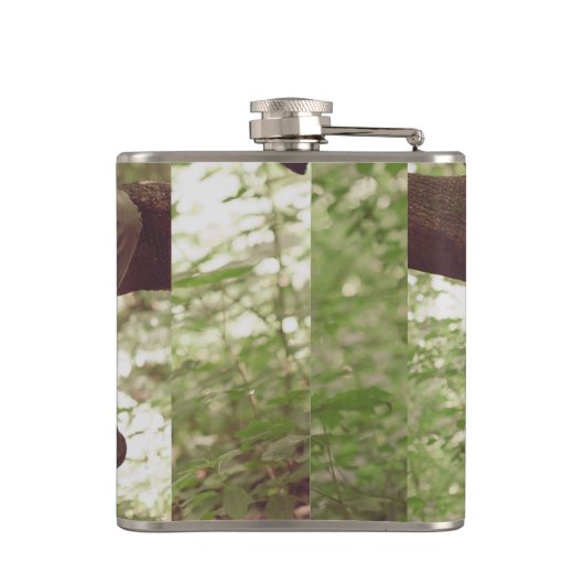  Romance Love Paar Monogram Whiskey Flask Heupfles (Achterkant)