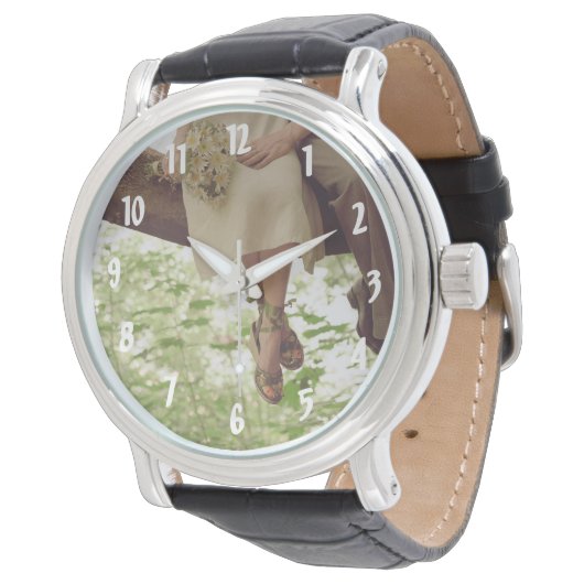  Romance Love Paar Tieners Weddin Watch Horloge (Gekanteld)