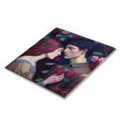 Romance Lovers Couple Tegeltje (Zijkant)