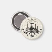 Romance met een kroonluchter ~ Magnet French Love (Voorkant / Achterkant)