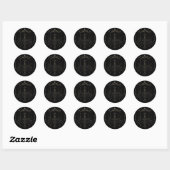 Romance met een kroonluchter ~ Sticker bruiloft (Vel)