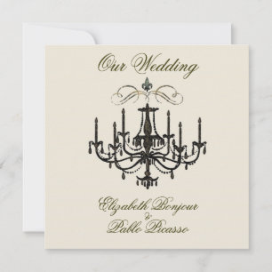 Romance met een kroonluchter ~ Uitnodiging / RSVP