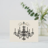 Romance met een luchters ~ Briefkaart Love Pink (Staand voorkant)