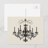 Romance met een luchters ~ Briefkaart Love Pink (Voorkant / Achterkant)