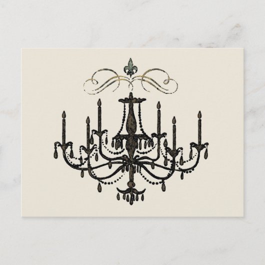 Romance met een luchters ~ Briefkaart Love Pink (Voorkant)