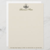 Romance met een luchters ~ Business Letterhead Gepersonaliseerd Briefhoofd (Voorkant / Achterkant)