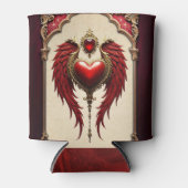  romance met hart en vleugels blikjeskoeler (Voorkant)