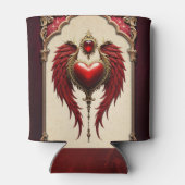  romance met hart en vleugels blikjeskoeler (Achterkant)