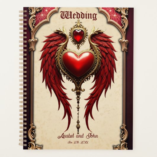 romance met hart en vleugels. planner (Voorkant)