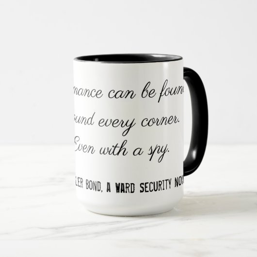 Romance met spionageMok Mok (Voorkant rechts)