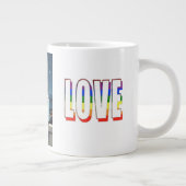 Romance met sterogen grote koffiekop (Rechts)