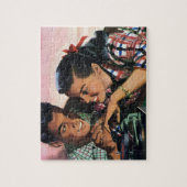  Romance, middelbare school Sweethearts in Love Legpuzzel (Verticaal)