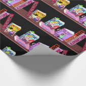 Romance Novel Bookshelf - Papiercadeauverpakking v Cadeaupapier (Hoek)