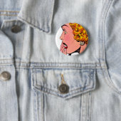 Romance Novel Girl Comic Art Ronde Button 5,7 Cm (In situ)