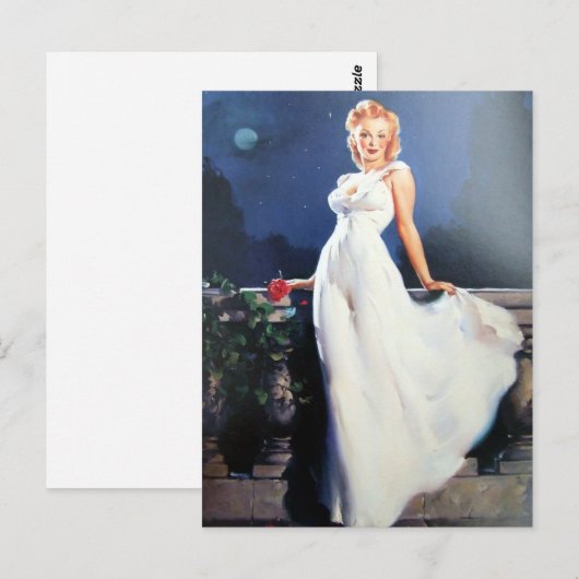 Romance omhoog briefkaart (Voorkant / Achterkant)