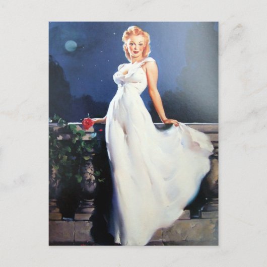 Romance omhoog briefkaart (Voorkant)