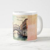 Romance onder de schaduw van Ponte di Rialto Grote Koffiekop (Voorkant rechts)