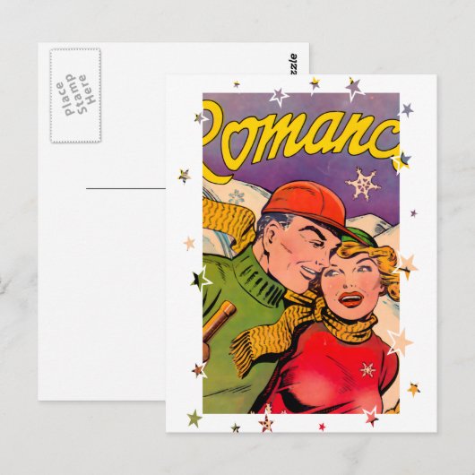 Romance op de Slopes Briefkaart (Voorkant / Achterkant)