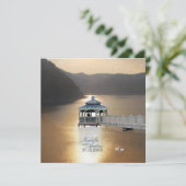 Romance op het meer kaart (Staand voorkant)