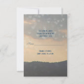 Romance op het meer RSVP kaartje (Achterkant)