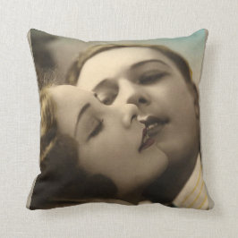 Romance oude film kussen