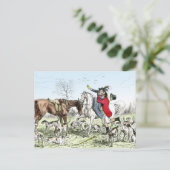 Romance over de Hunt Briefkaart (Staand voorkant)
