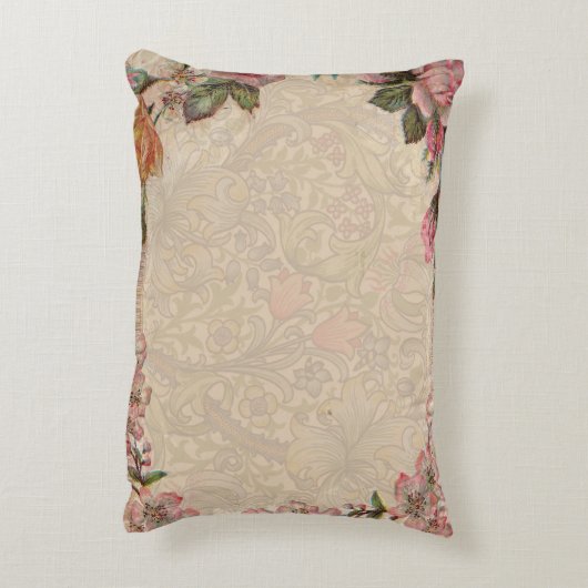  Romance paar: Antiek Rozen Girly Love Decoratief Kussen (Achterkant (Verticaal))