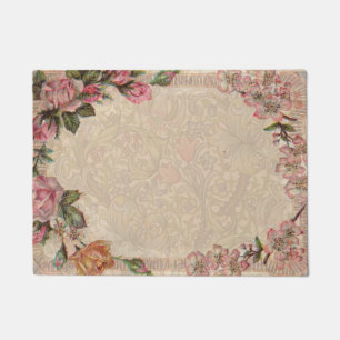 Romance paar: Antiek Rozen Girly Love Deurmat