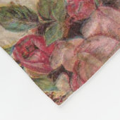  Romance paar: Antiek Rozen Girly Love Fleece Deken (Hoek)