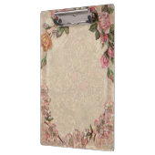  Romance paar: Antiek Rozen Girly Love Klembord (Links)