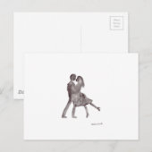 Romance paar briefkaart (Voorkant / Achterkant)