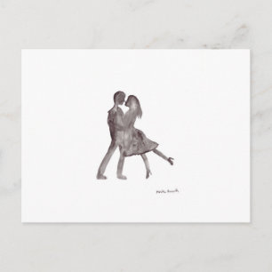 Romance paar briefkaart