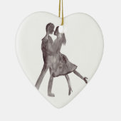 Romance paar keramisch ornament (Rechts)