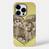  Romance paar, man en vrouw, goud Case-Mate iPhone Case (Achterkant)