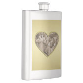 Romance paar, man en vrouw, goud Flacon (Rechts)