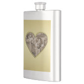 Romance paar, man en vrouw, goud Flacon (Links)