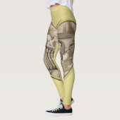 Romance paar, man en vrouw, goud Leggings (Links)