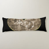  Romance paar, man en vrouw liefde Lichaamskussen (Achterkant)